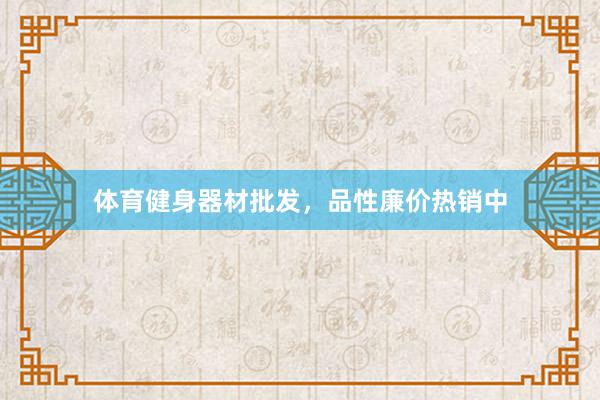 体育健身器材批发，品性廉价热销中